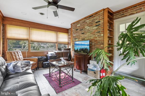 Home Office, Interior, Stone Walls