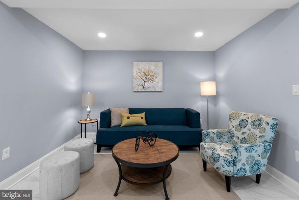 Interior, Living room, Recessed Lighting