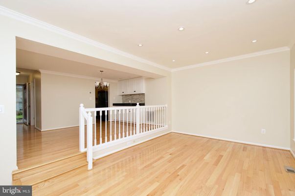 Chandelier, Interior, Kitchen, Recessed Lighting, Wood Texture Flooring