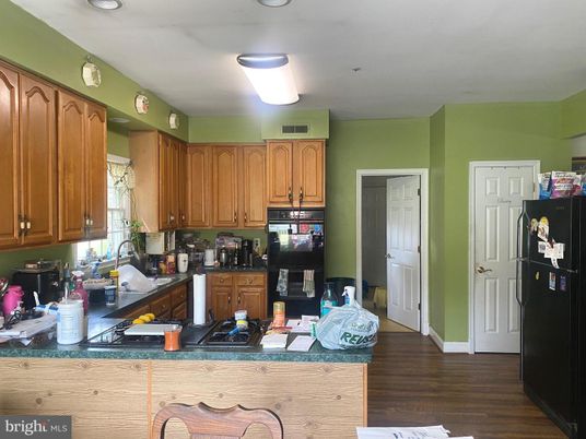 Interior, Kitchen, Wood Texture Flooring