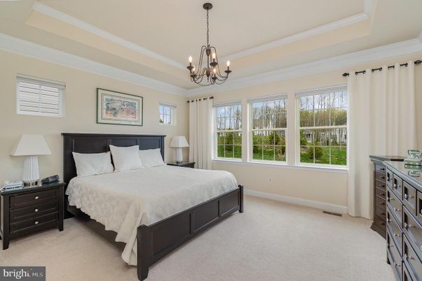 Bedroom, Chandelier, Interior