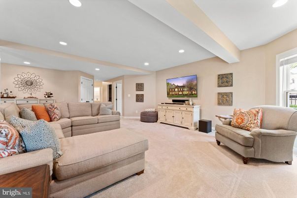 Interior, Living room, Recessed Lighting