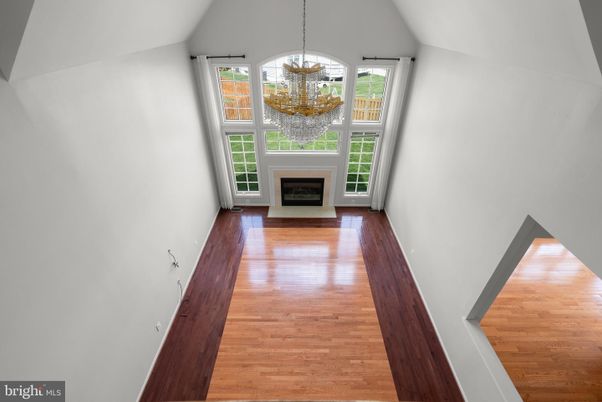 Fireplace, Interior, Pendant Lights, Wood Texture Flooring