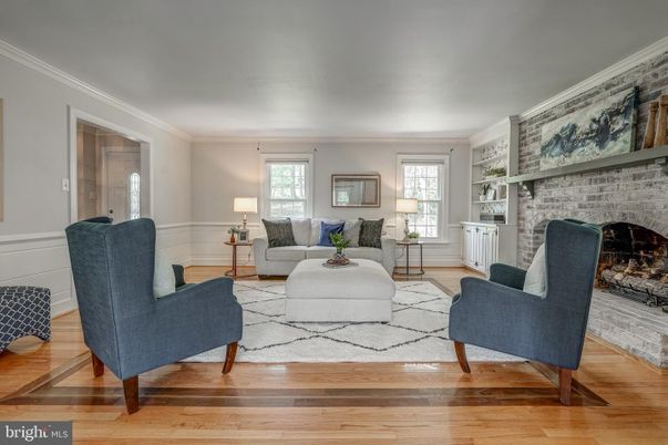 Fireplace, Interior, Living room, Stone Walls, Wood Texture Flooring
