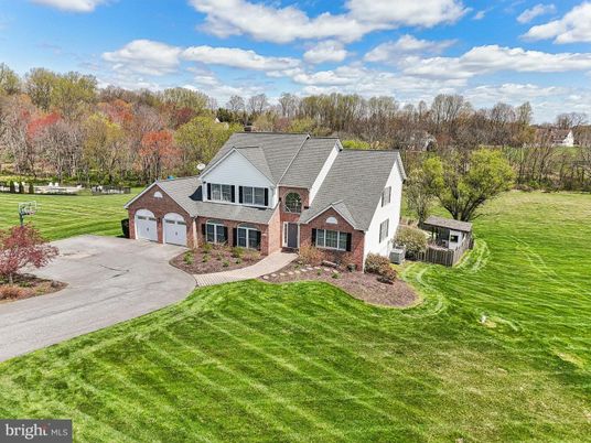Attached, Backyard, Detached Garage, Exterior, Facade, Brick Facade, French Provincial