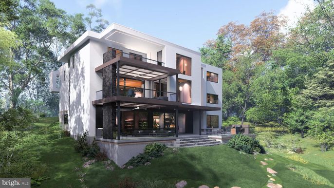 Backyard, Exterior, Facade, Modern