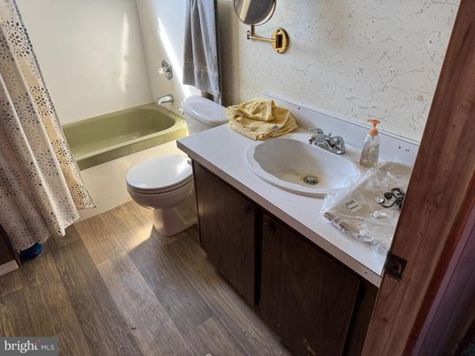 Bathroom, Interior, Wood Texture Flooring