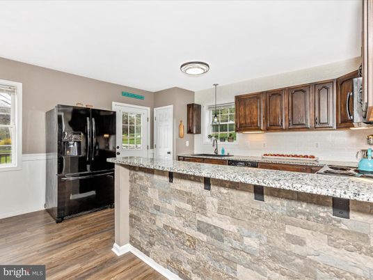 Interior, Kitchen, Wood Texture Flooring
