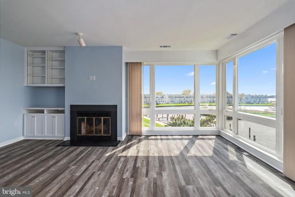 Empty room, Fireplace, Interior, Wood Texture Flooring