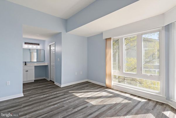 Bathroom, Empty room, Interior, Wood Texture Flooring