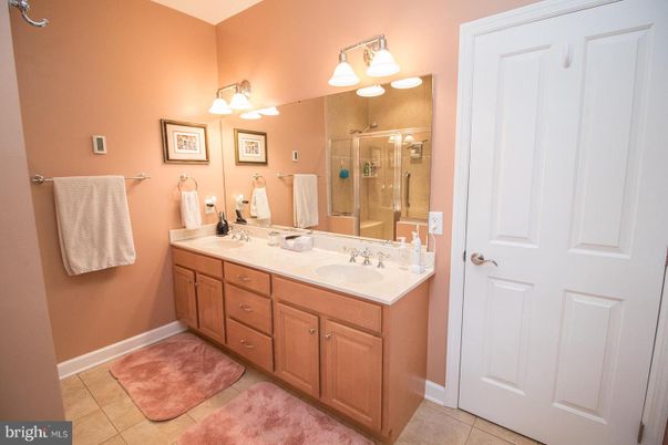 Bathroom, Dual Sink Vanities, Glass Shower, Interior