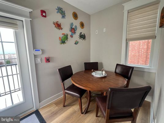 Dining room, Interior, Wood Texture Flooring