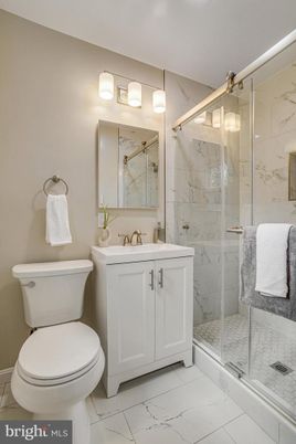 Bathroom, Glass Shower, Interior, Marble, Marble Walls