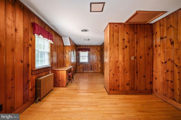 Empty room, Interior, Wood Texture Flooring, Wooden Walls