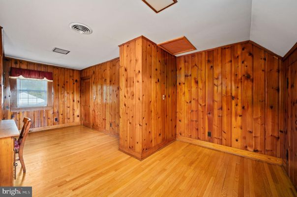 Empty room, Interior, Wood Texture Flooring, Wooden Walls