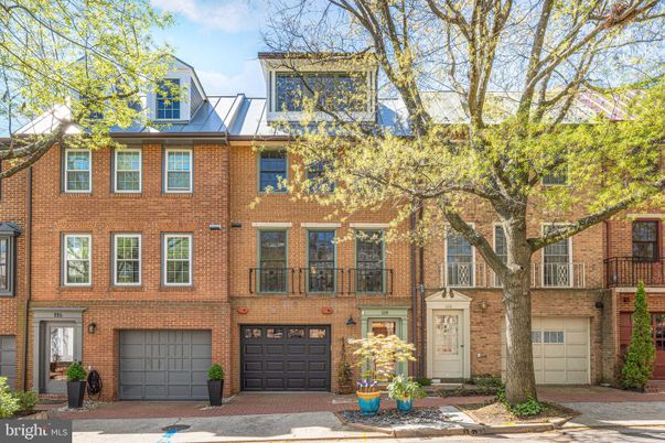 Attached, Exterior, Facade, Brick Facade, Rowhouse