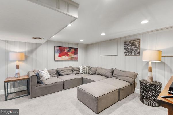 Interior, Living room, Recessed Lighting
