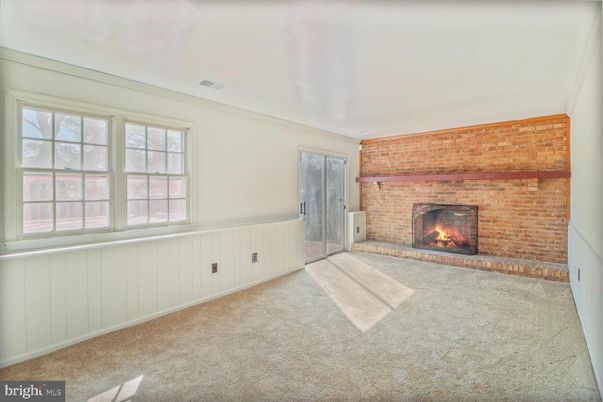 Empty room, Fireplace, Interior, Stone Walls