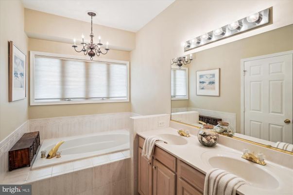Bathroom, Chandelier, Dual Sink Vanities, Interior