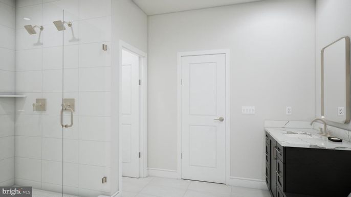 Bathroom, Glass Shower, Interior