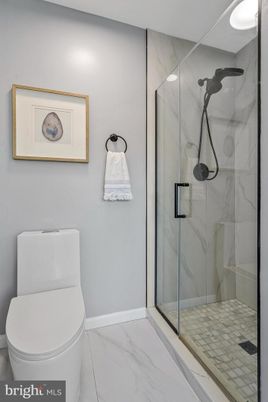 Bathroom, Glass Shower, Interior, Marble, Marble Walls