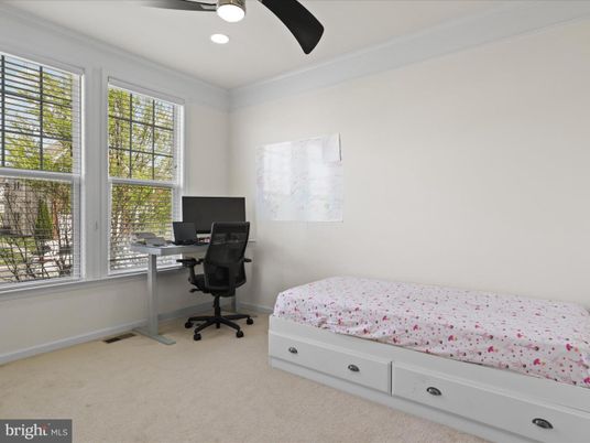 Home Office, Interior, Recessed Lighting