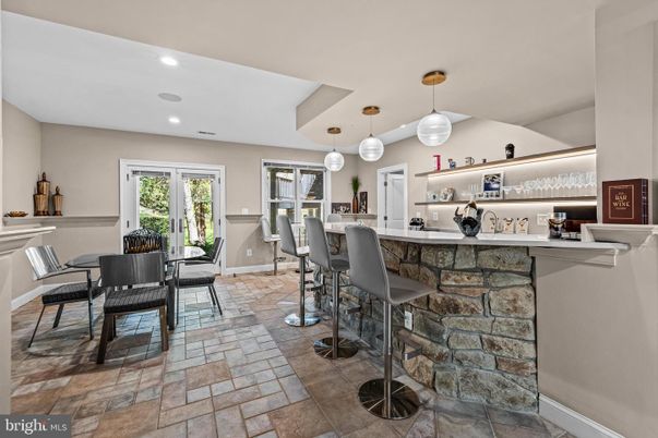 Dining room, Interior, Kitchen, Pendant Lights, Recessed Lighting