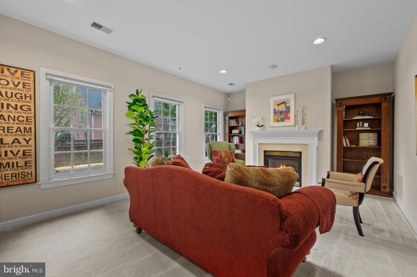 Fireplace, Interior, Living room, Recessed Lighting
