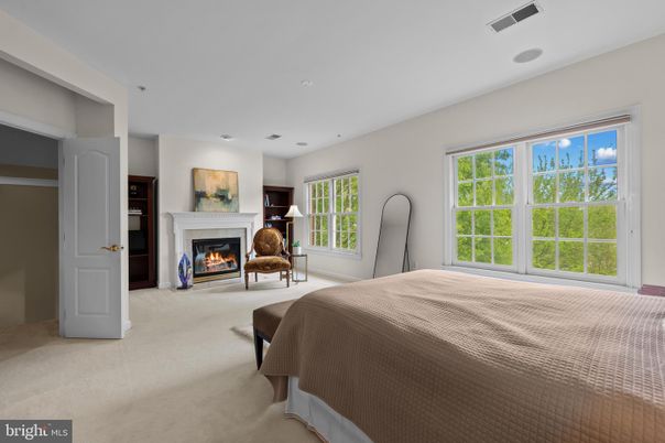 Bedroom, Fireplace, Interior, Recessed Lighting