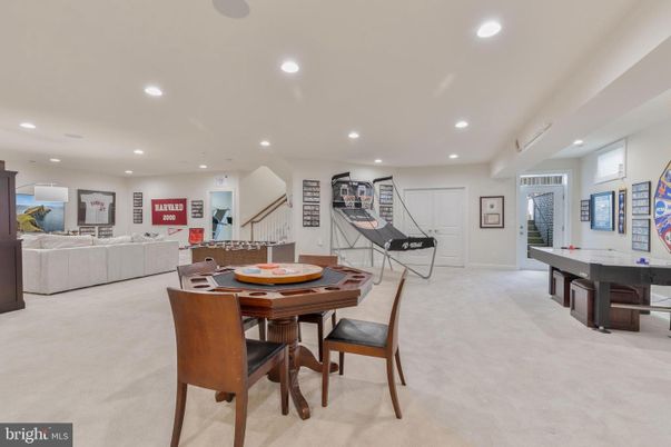 Dining room, Game Room, Interior, Living room, Recessed Lighting