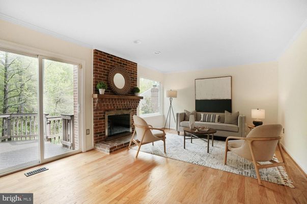 Fireplace, Interior, Living room, Stone Walls, Wood Texture Flooring