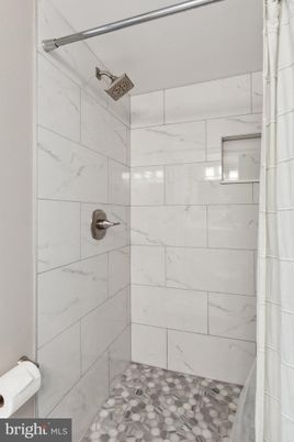 Bathroom, Glass Shower, Interior, Marble Walls