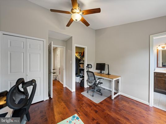 Home Office, Interior, Wood Texture Flooring