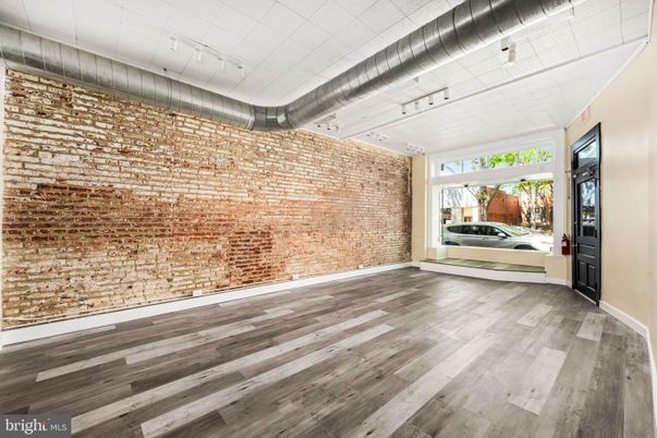 Empty room, Interior, Stone Walls, Wood Texture Flooring
