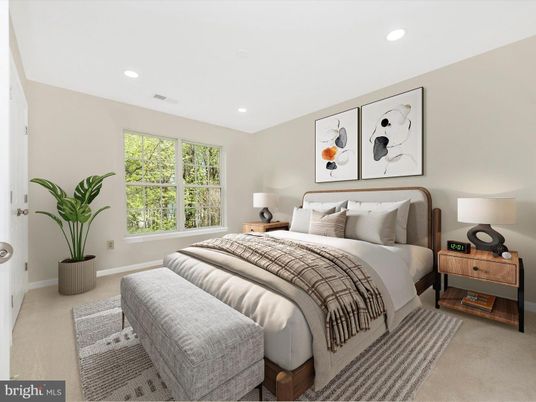 Bedroom, Interior, Recessed Lighting