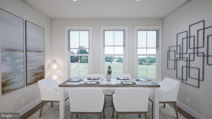 Dining room, Interior, Recessed Lighting