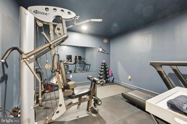 Fitness Equipment, Interior, Recessed Lighting