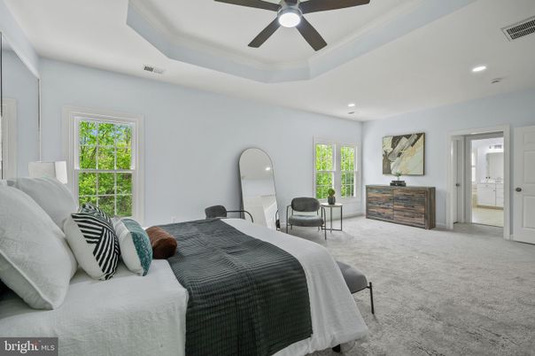 Bedroom, Interior, Recessed Lighting