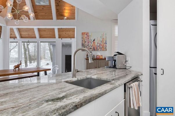 Interior, Kitchen, Pendant Lights, Wooden Ceilings