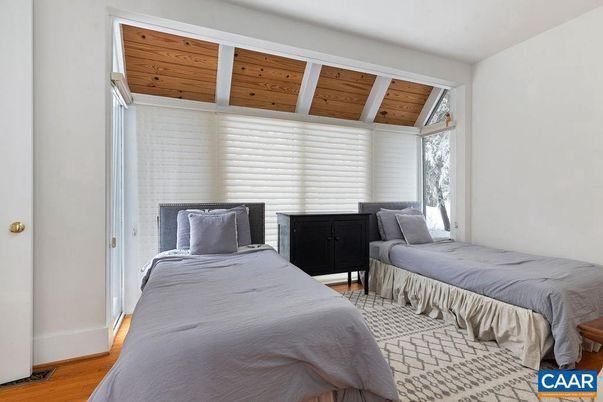 Bedroom, Interior, Wooden Beams, Wooden Ceilings, Wood Texture Flooring