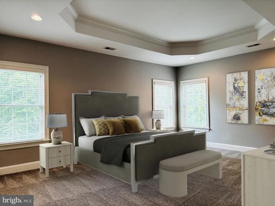Bedroom, Interior, Recessed Lighting