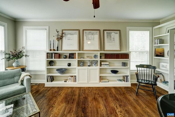 Home Office, Interior, Wood Texture Flooring