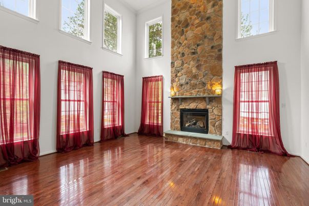 Fireplace, Interior, Stone Walls, Wood Texture Flooring