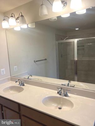 Bathroom, Dual Sink Vanities, Glass Shower, Interior