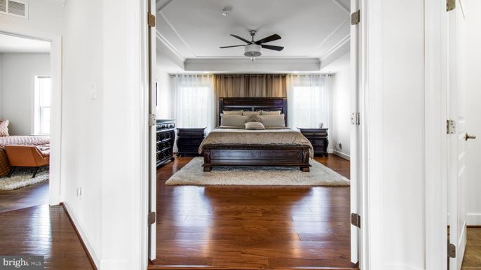 Bedroom, Interior, Wood Texture Flooring
