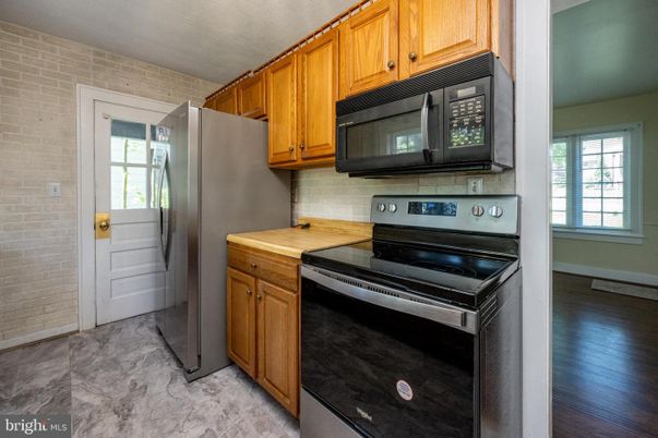 Interior, Kitchen, Marble, Stone Walls, Wood Texture Flooring