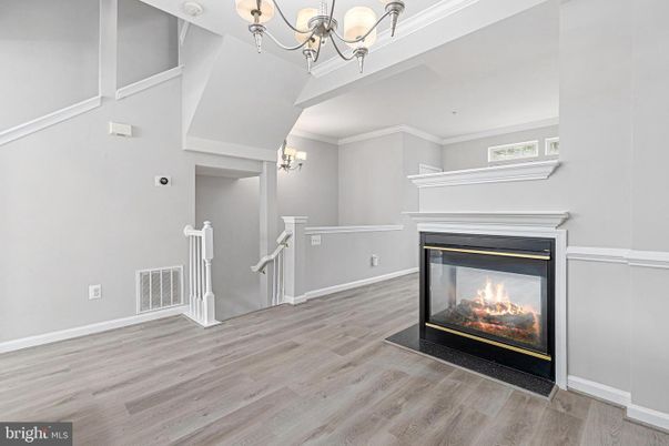Chandelier, Fireplace, Interior, Wood Texture Flooring