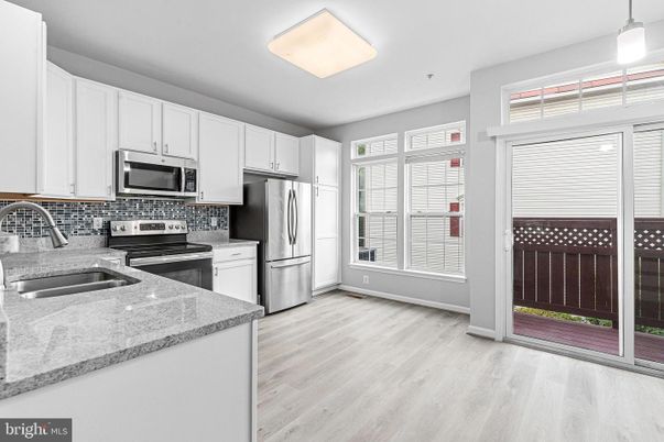 Interior, Kitchen, Pendant Lights, Stainless Steel Appliances, Wood Texture Flooring