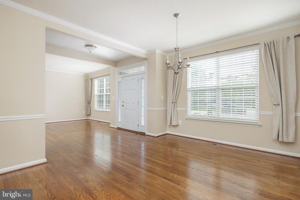 Empty room, Interior, Pendant Lights, Wood Texture Flooring