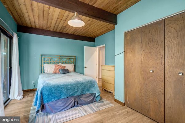 Bedroom, Interior, Wooden Beams, Wooden Ceilings, Wood Texture Flooring